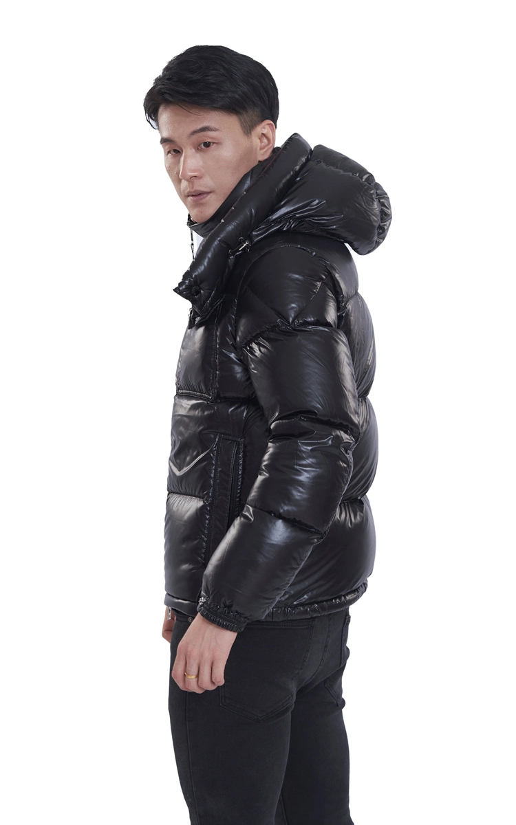 Plus Size Casual Fashion Hood Big Tall Men′s Coats Cold Winter Street Wear Long Coat for Man′s
